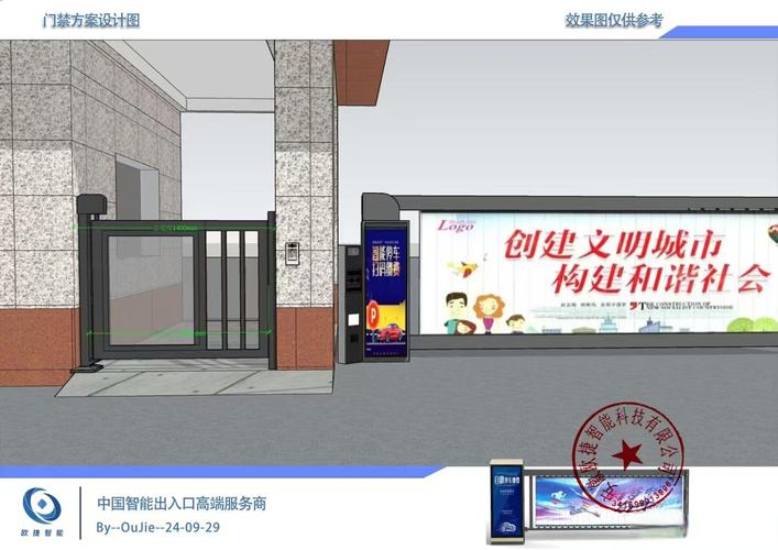 安徽欧捷电动小门设计效果图